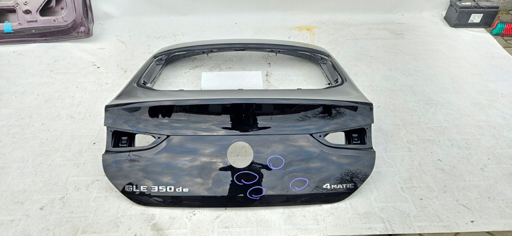 фото №1, Крышка багажника задняя mercedes gle coupe v167 w167 2018-