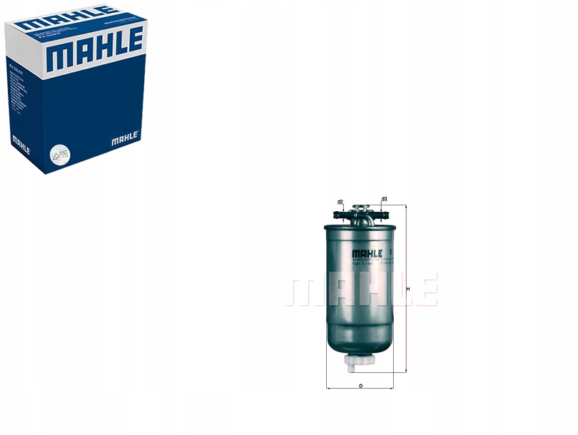 Купити Mahle фільтр паливної  b 1j0127399 j 1h0127401c