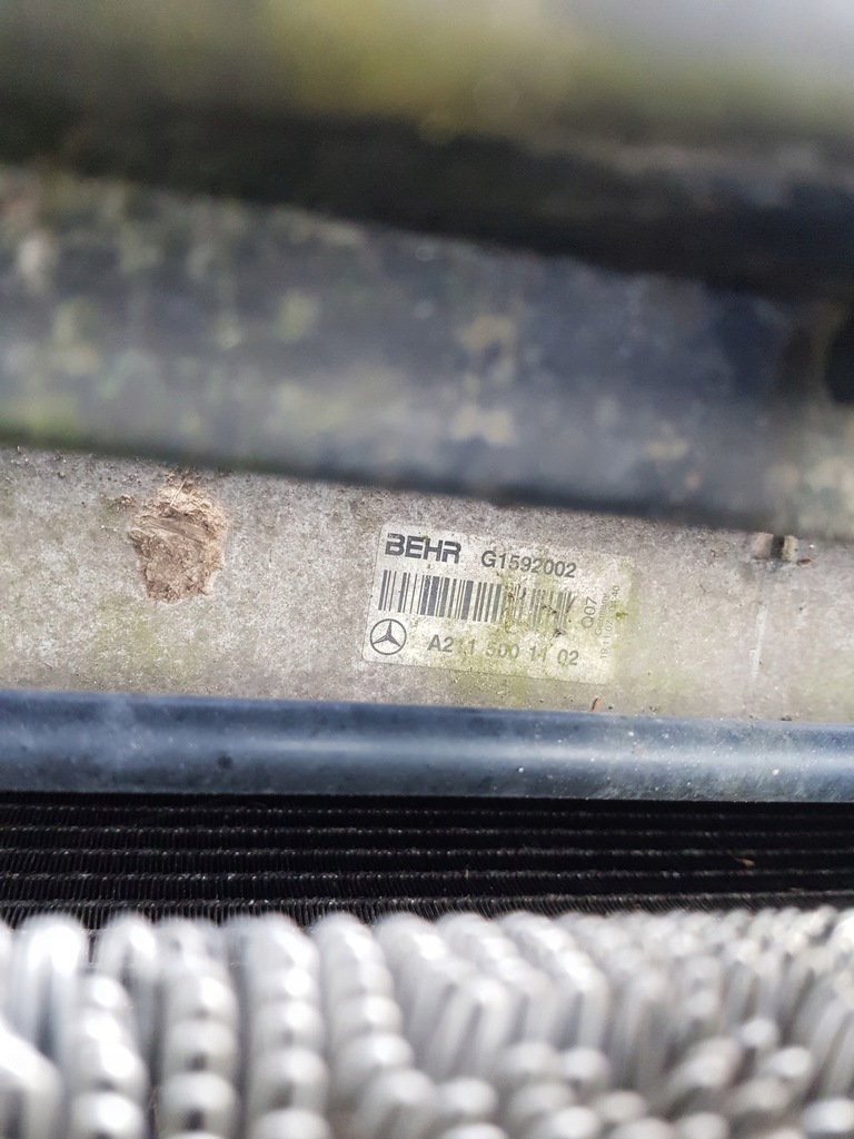 фото №4, Pas передний радиатор mercedes w211 3.0 cdi