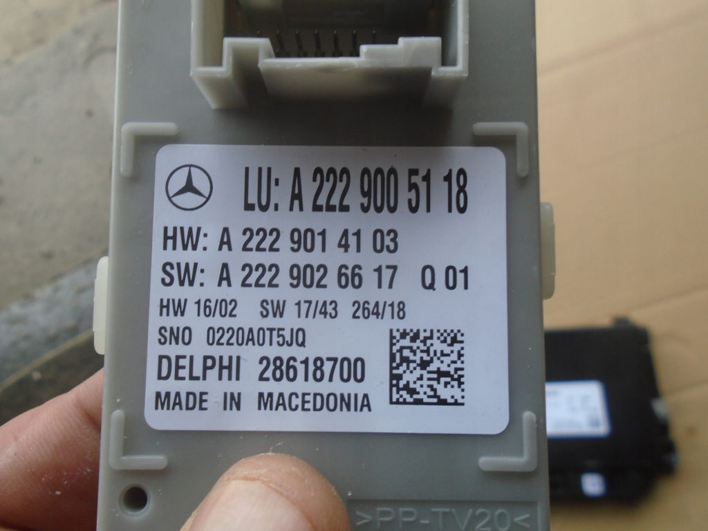 Mercedes w213 модуль ambience світла блок керування Ціна