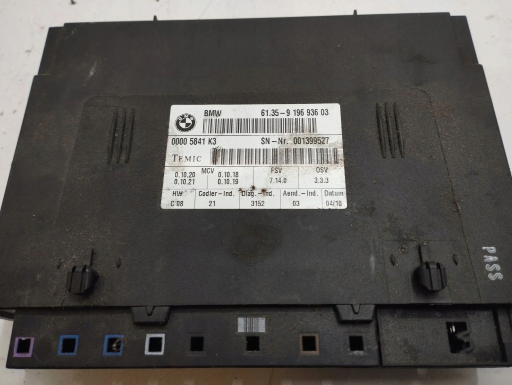 фото №1, Bmw x5 e70 2010 ліва сторона модуль / блок керування сидіння