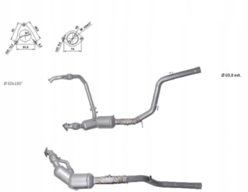 фото №1, Фильтр частиц твердых dpf - land rover range rover - 2993ccm