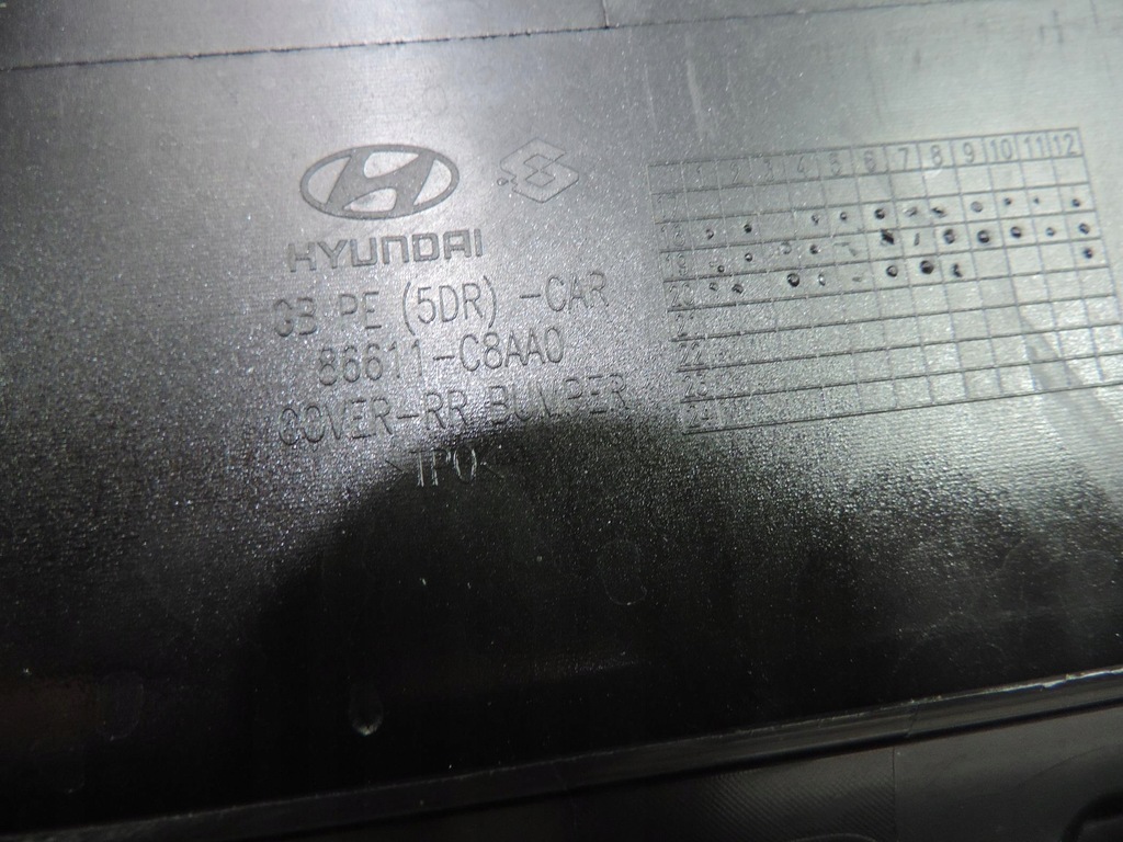 фото №12, Hyundai i20 ii 2018 lift 2019 бампер задній задня 2020 18-20