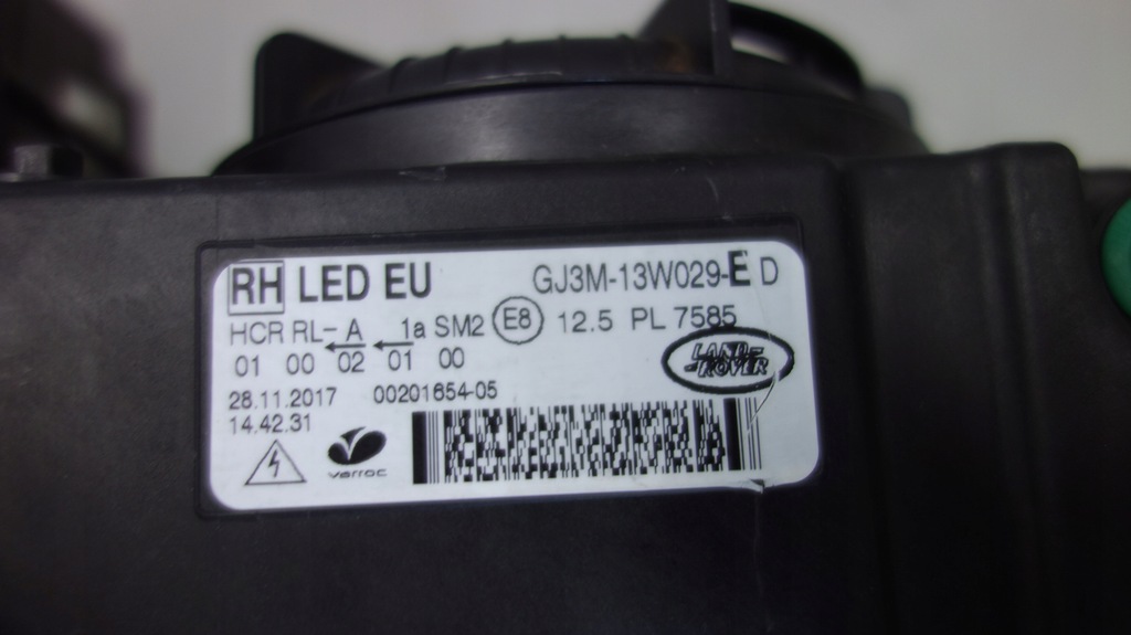 фото №6, Land rover evoque лампа передняя full gj3m13w029ed