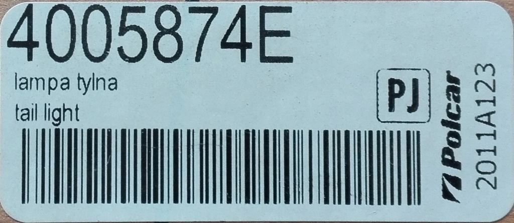 фото №6, Лампа задня ліва hyundai accent i 94-00 sedan