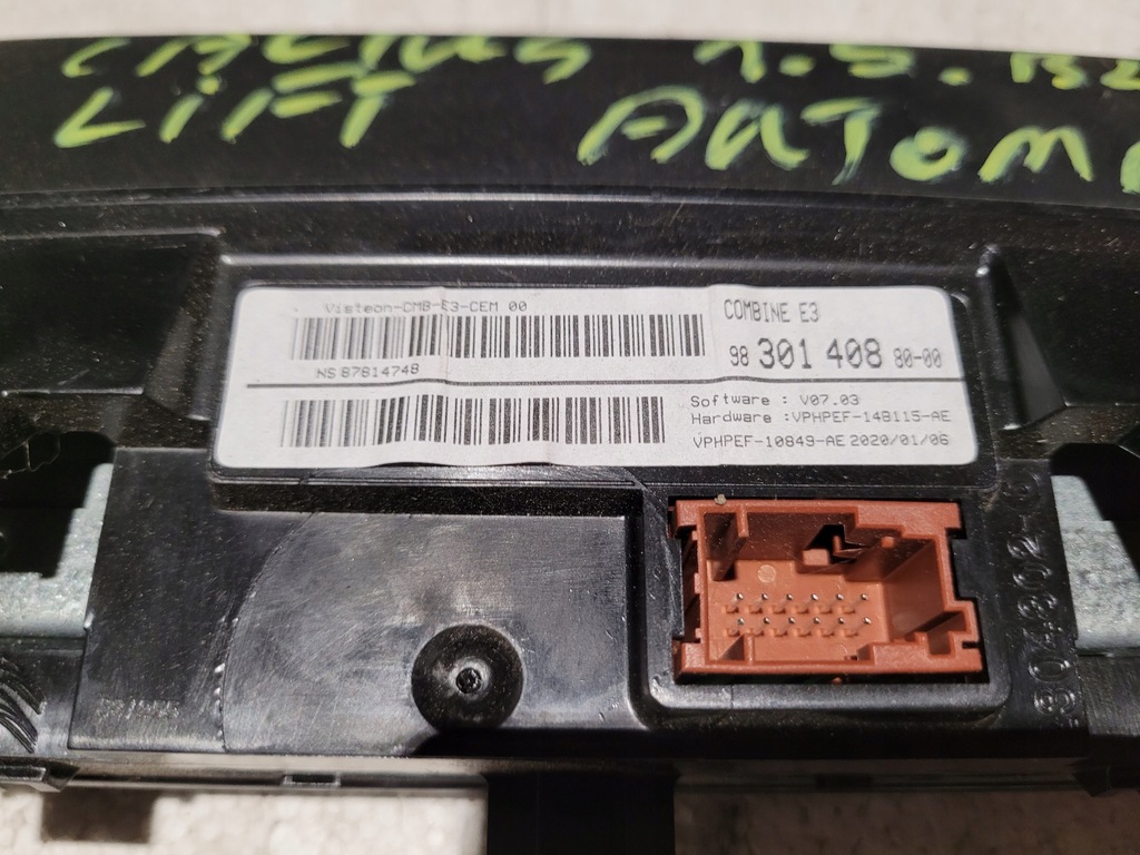 фото №5, Счетчик приборы citroen c4 cactus 9830140880