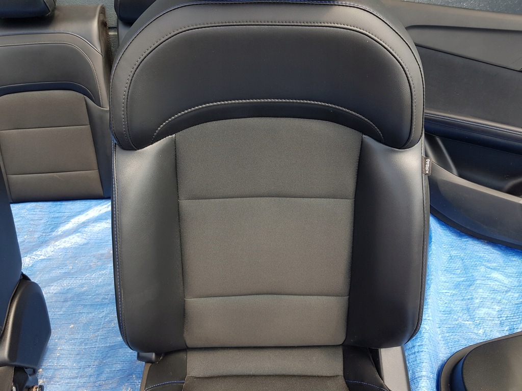 фото №4, Mg 4 eh32 сиденья обшивки комплект обивка заднее сиденье skórawnętrze