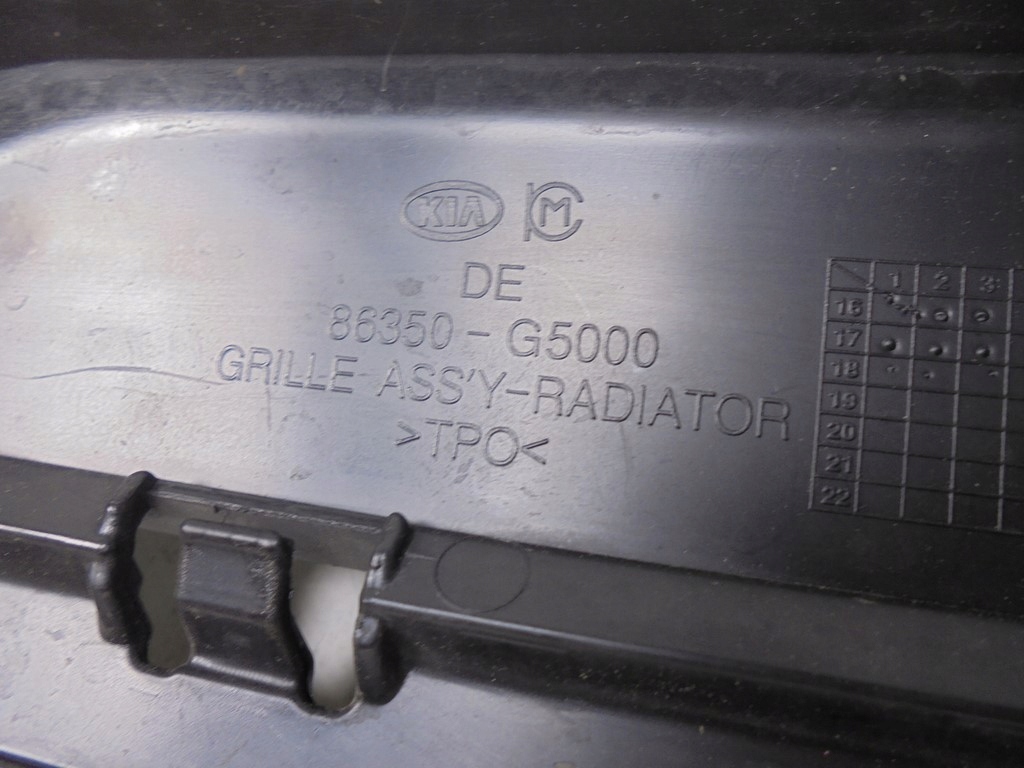 фото №9, Решітка радіатора решітка радіатора решітка радіатора решітка бампера заглушка захист kia niro 86350-g5000
