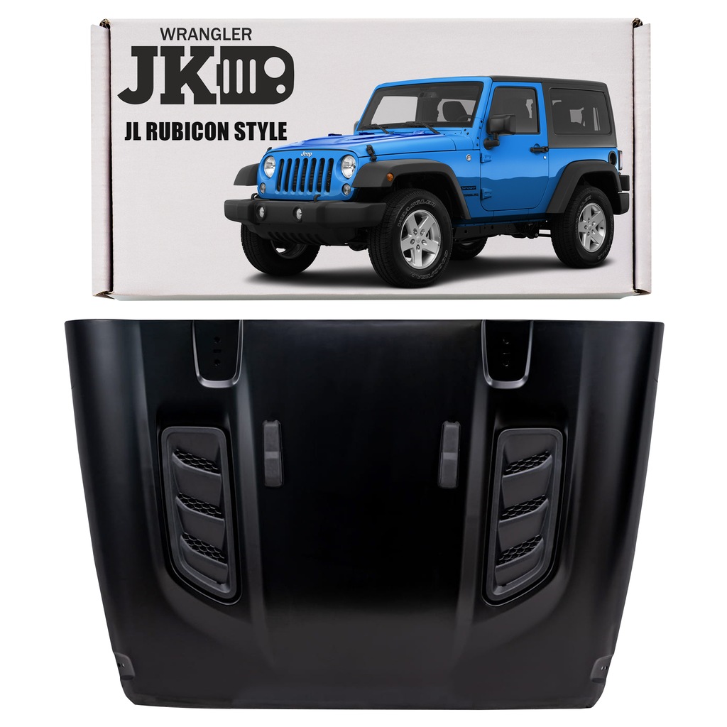 фото №1, Jeep wrangler jk 2007-2018 капот стилізована na jl rubicon