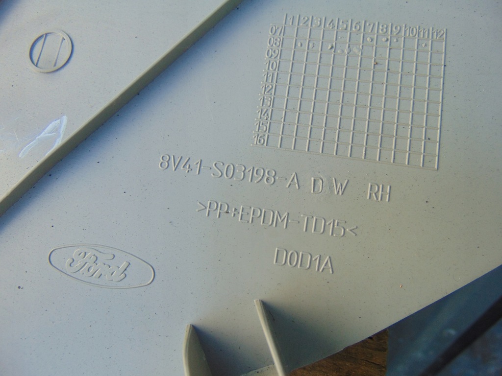 фото №7, Накладка стойка правая передняя ford kuga mk1