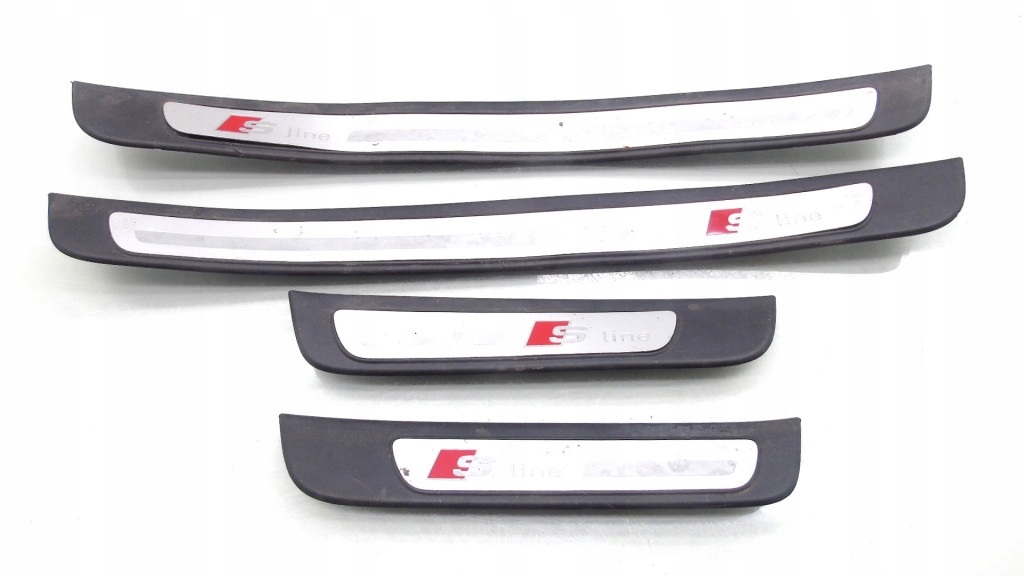 фото №1, Молдинг накладки накладки пороговые s-line комплект audi a4 b8