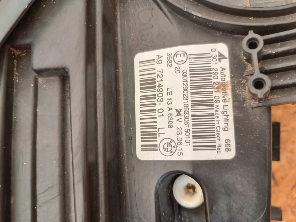 фото №11, Лампа левый перед фара eu 7214903 bmw 2 f45 f46 full led