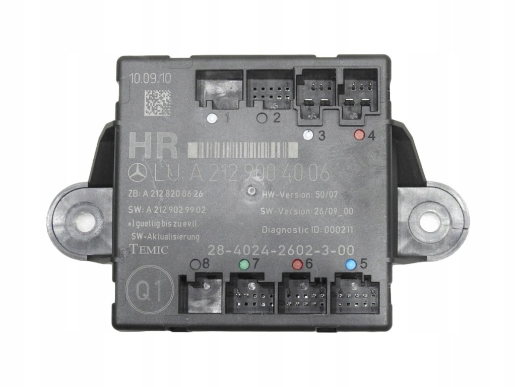 фото №1, Модуль блок керування двері правий задня mercedes w212