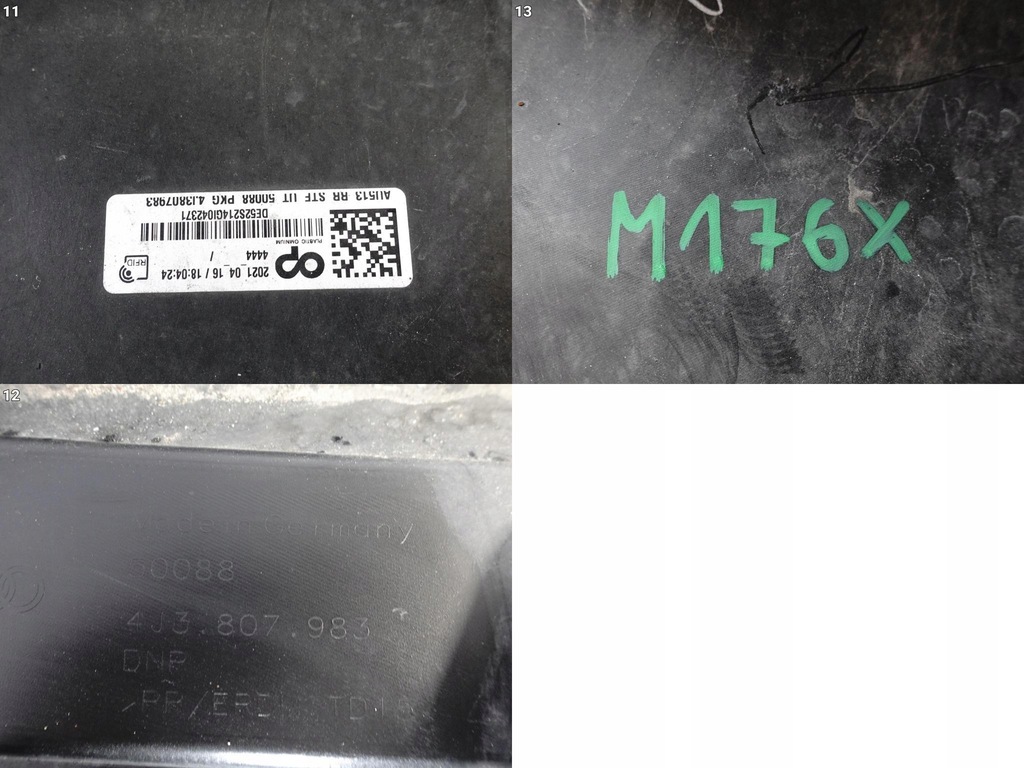 фото №12, Audi e-tron gt 4j3 20- спойлер диффузор w бампер задняя