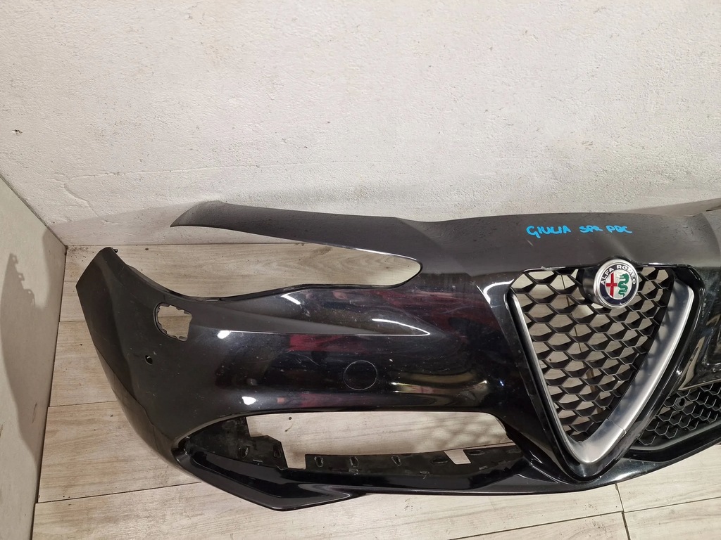 фото №7, Бампер перед alfa romeo giulia омивачі pdc оригінал