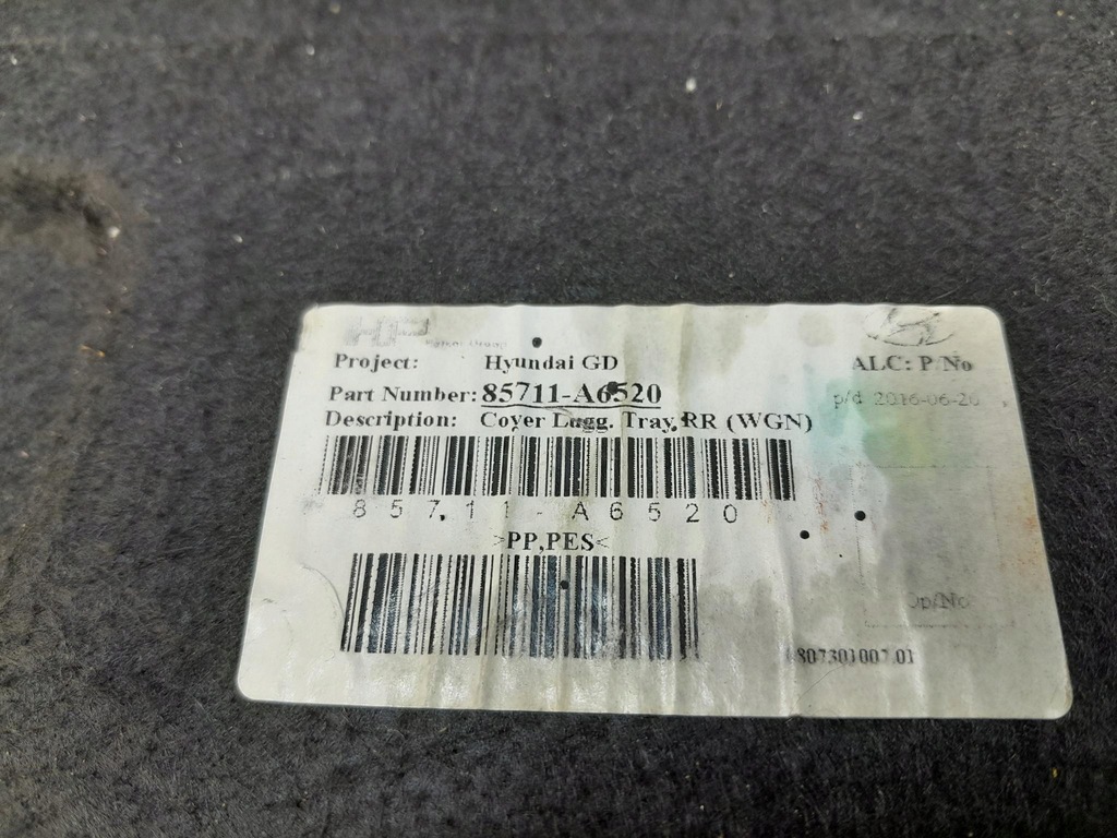 фото №7, Hyundai i30 ii kombi бардачок багажника 85752-a6510