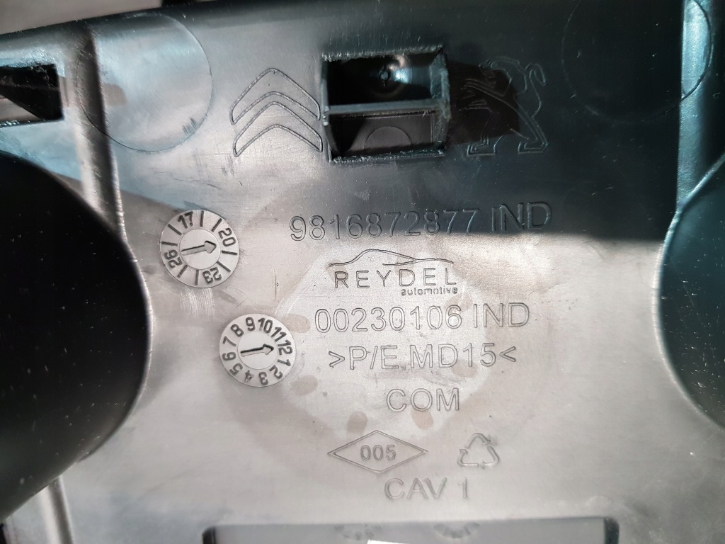 фото №8, Тунель середній 9816872877 opel combo e berlingo iv rifter 21r eu