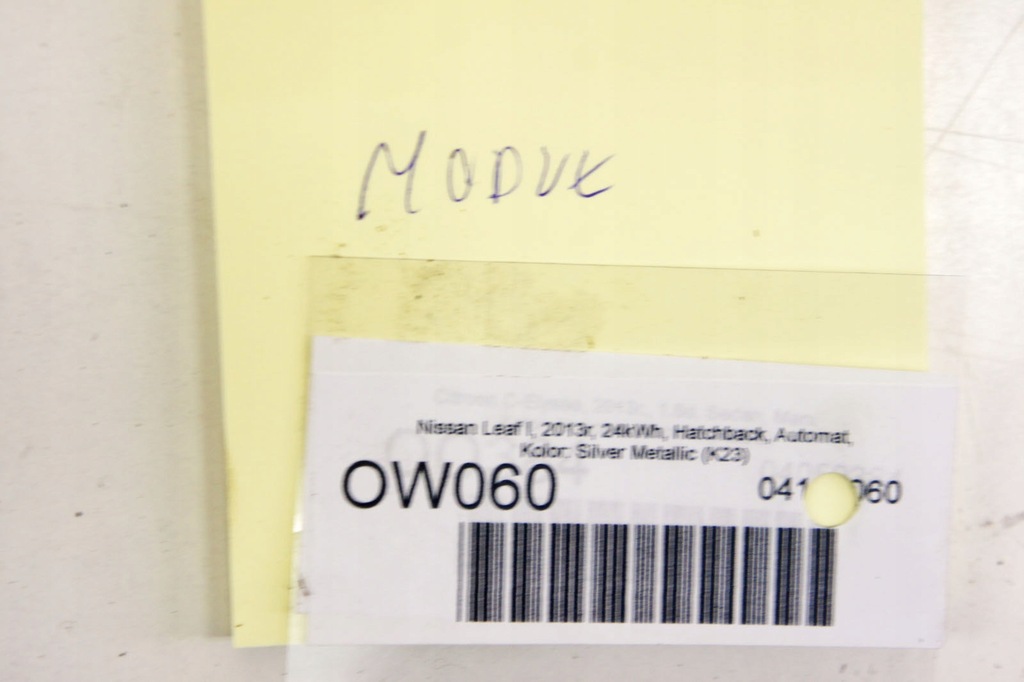 фото №6, Ow060 nissan leaf i ze0 модуль блок управления 283b03nf0a