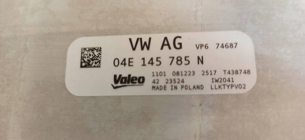 фото №6, Seat tarraco інтеркулер 1.5tsi 04e145785n