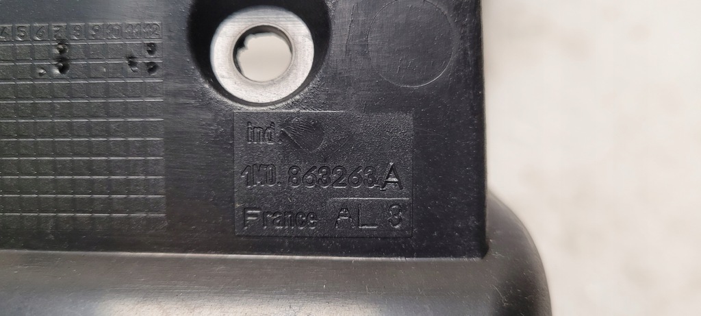 фото №8, Рамка консоли pod климат-контроль seat leon toledo 1m0863263