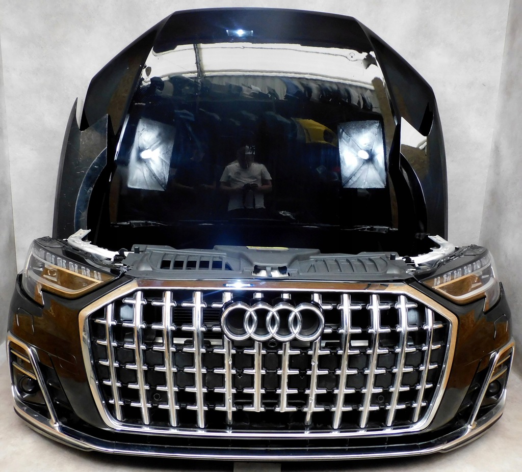 фото №1, Audi a8 d5 4n lift перед бампер лампы капот pas крылья matrix