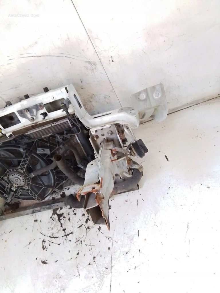 фото №7, Opel combo d 1.3 kompletny pas передний радиатор бачки