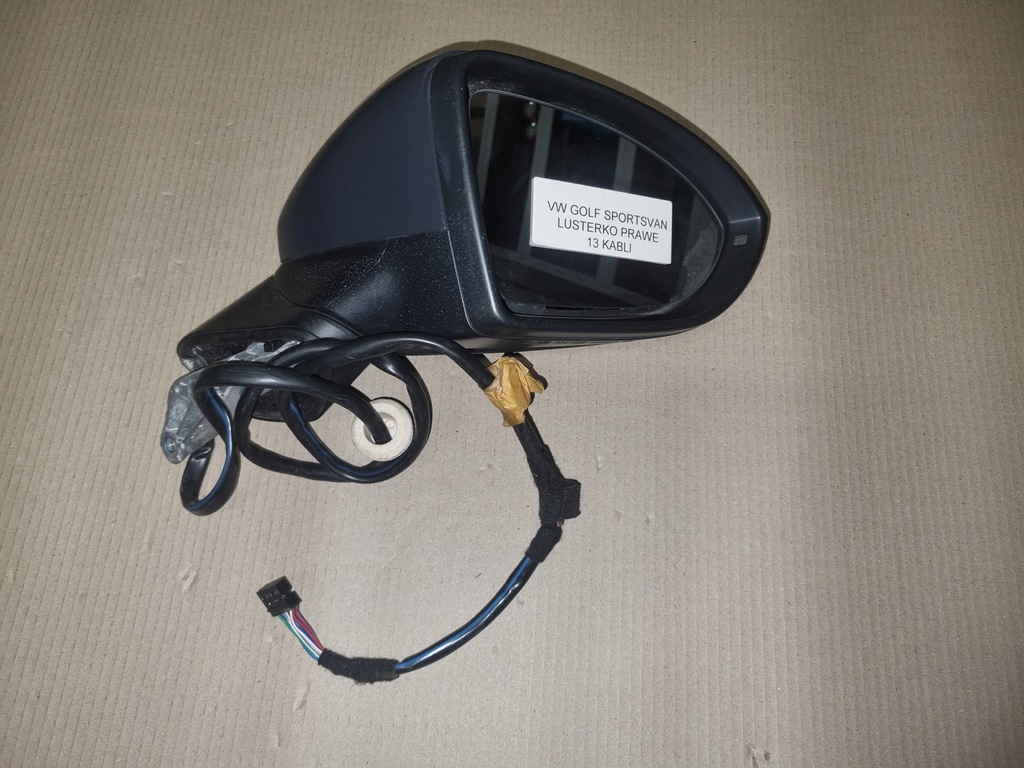 фото №13, Vw golf sportsvan - зеркало правое 13 pin