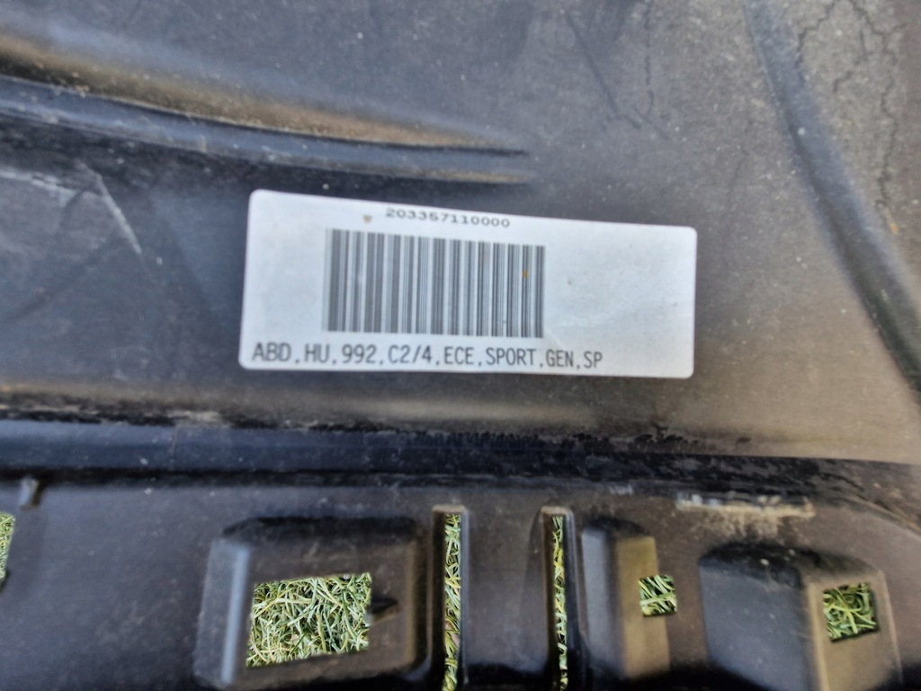 фото №7, Porsche 992 carrera s4 дифузор задня задній