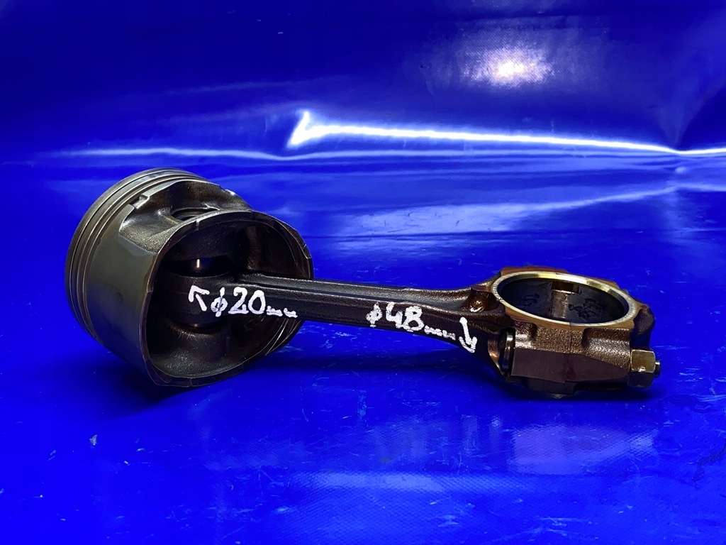 фото №12, Поршень шатун g4gc kia sportage ii hyundai tucson 2.0 16v 20mm 48mm