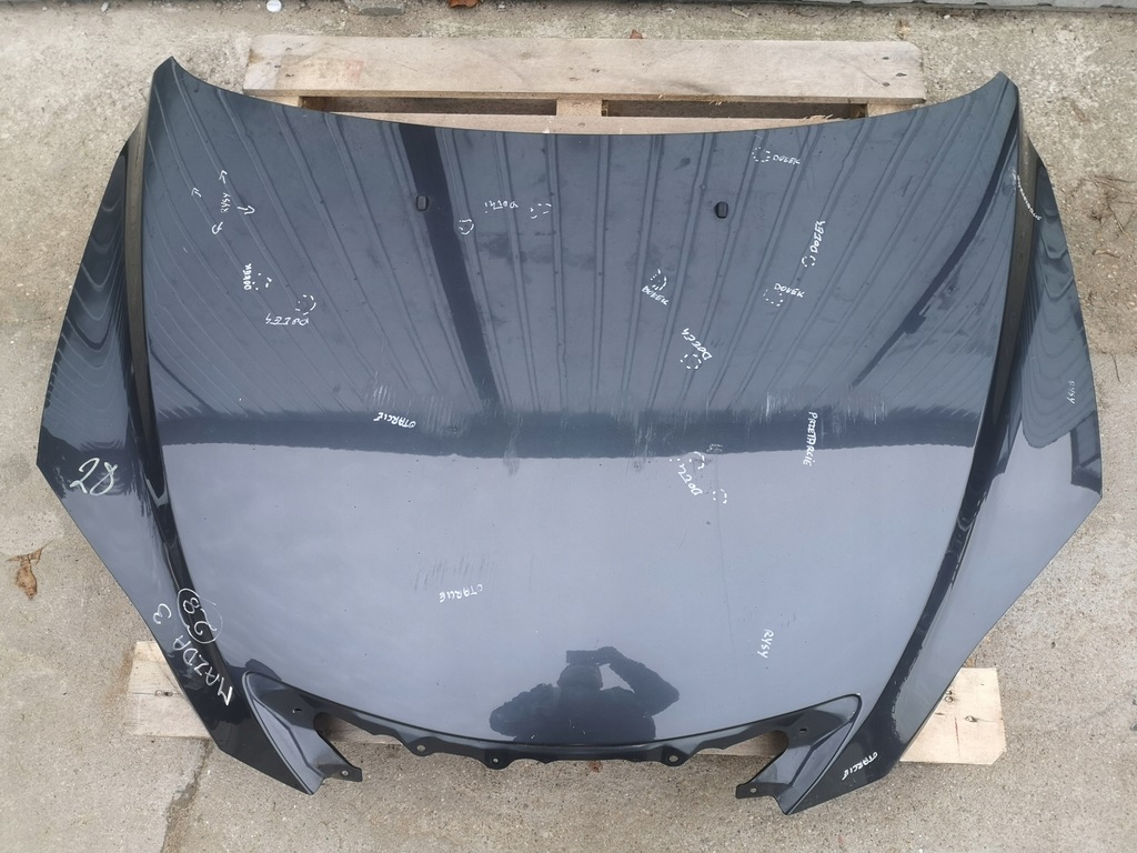 фото №6, Капот кришка двигуна mazda 3 i bk 06-09 lift 5d hb оригінал