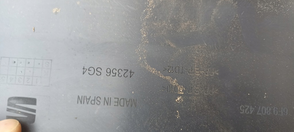 фото №8, Бампер задняя задний накладка seat arona 6f9 6f9807425 оригинал