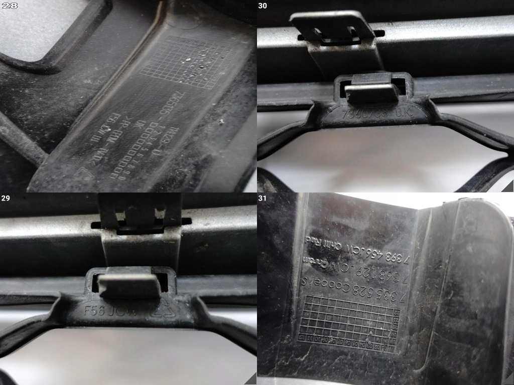 Mini cooper f56 f57 jcw 13-19 бампер решётка радиатора решётка  спойлер решётка перед Недорого