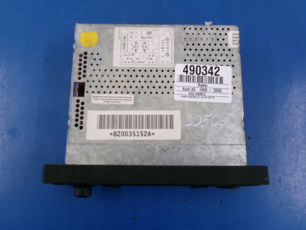 фото №3, Audi a2 8z радио 8z0035152a chorus