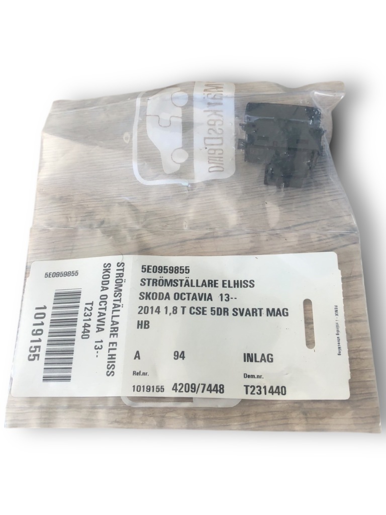 фото №1, Skoda octavia переключатель стекло 5e0959855