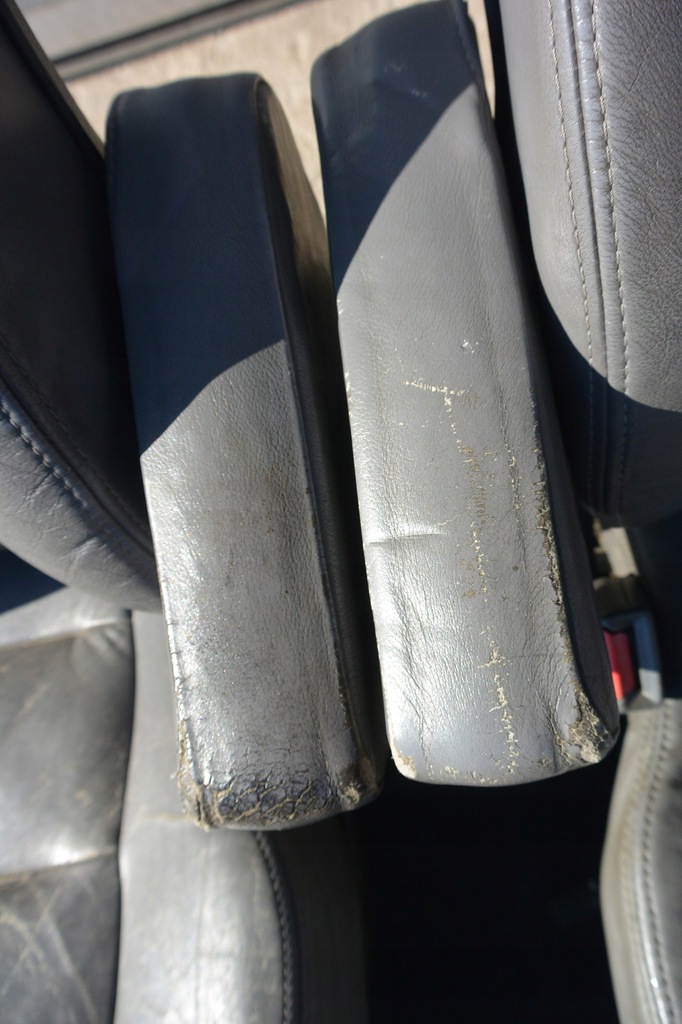 фото №7, Сиденье правый левый кожа пневматический подлокотник mitsubishi pajero ii kpl