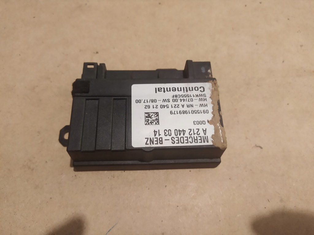 фото №1, Модуль блок управления насоса топлива mercedes c w204 e w212 klasa