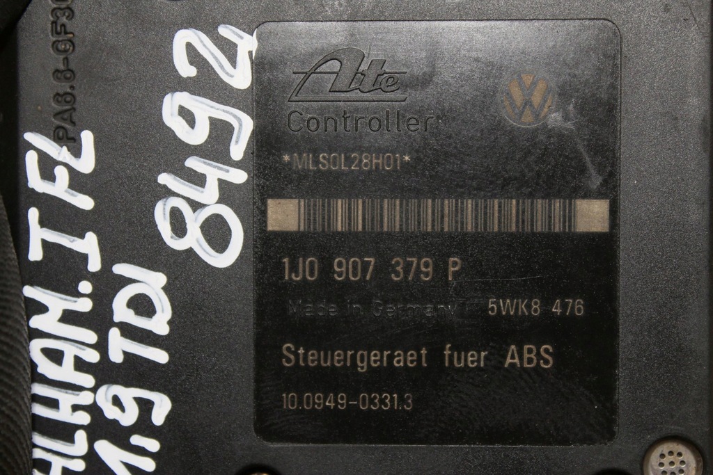 фото №5, Насос abs 1j0907379p alhambra i fl 1.9 tdi auy