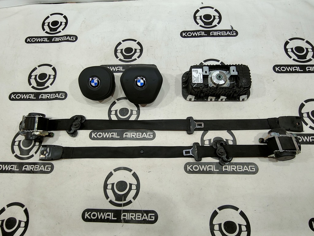 фото №5, Bmw 1 f40 bmw 2 f44 панель приладів консоль подушка безпеки подушки безпеки ремені оригінал демонтаж