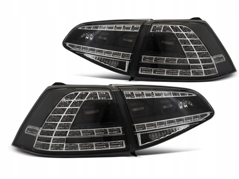 фото №1, Лампы светодиодный vw golf 7 vii 13-17 black led dts