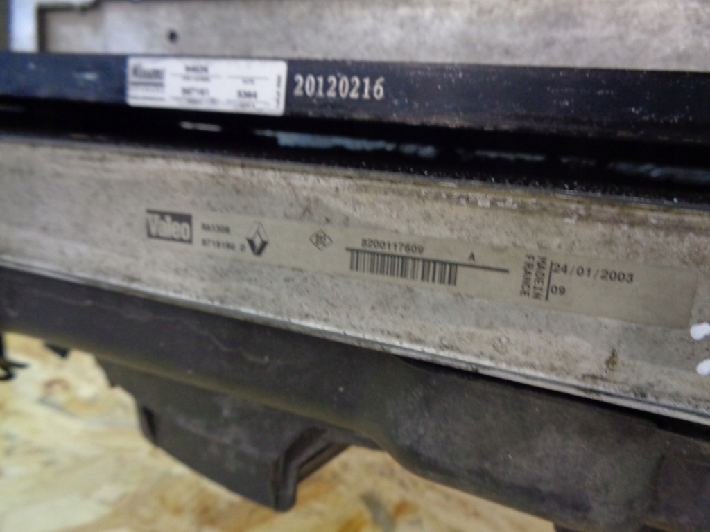 Радиатор комплект  интеркулер вентилятор renault megane 2 1.9dci 02- с Разборки