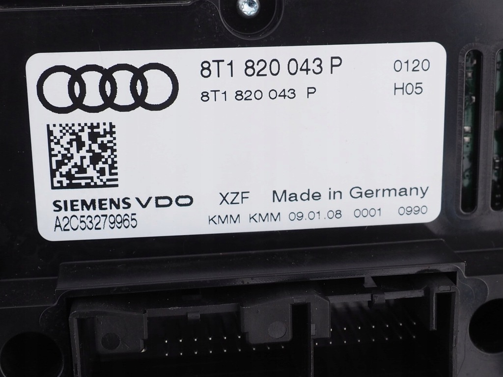 фото №15, Audi панель кондиционер 8t1820043p