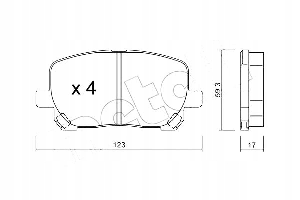 фото №1, Metelli тормозные колодки тормозные toyota avensis verso 2.0