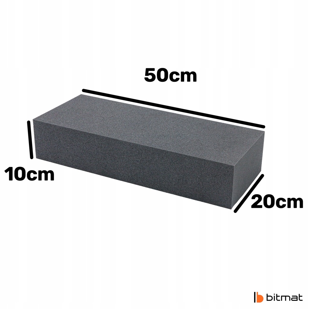 Пена шумоизоляционная bitmat acoustic блок 50x20x10 cm полиуретановая Киев
