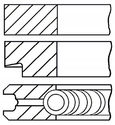 фото №2, Goetze 08-137600-00 набір кілець поршня