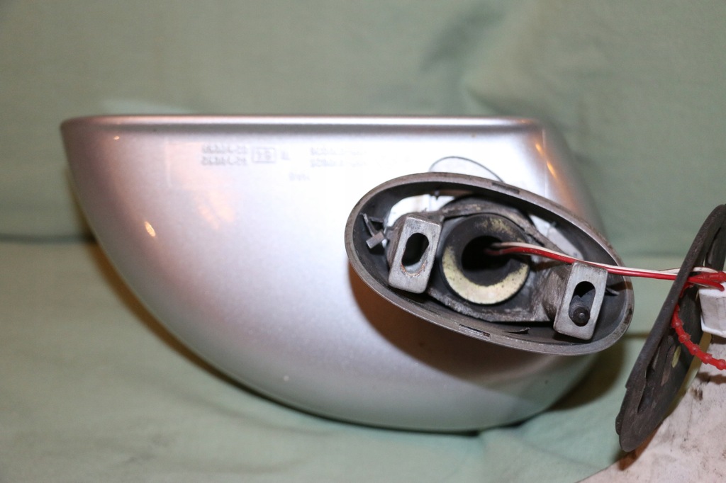 фото №6, Левая зеркало audi tt 8n 3pin серебристый do установка bez покраска