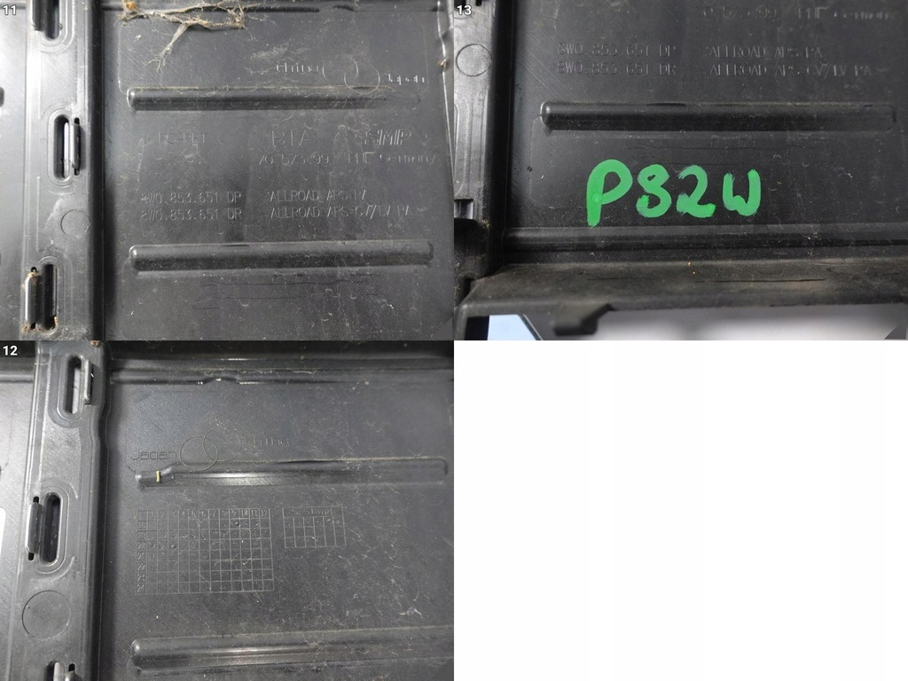 фото №12, Audi a4 b9 8w0 allroad lift 19-24 бампер решітка радіатора решітка радіатора перед kamera/pdc