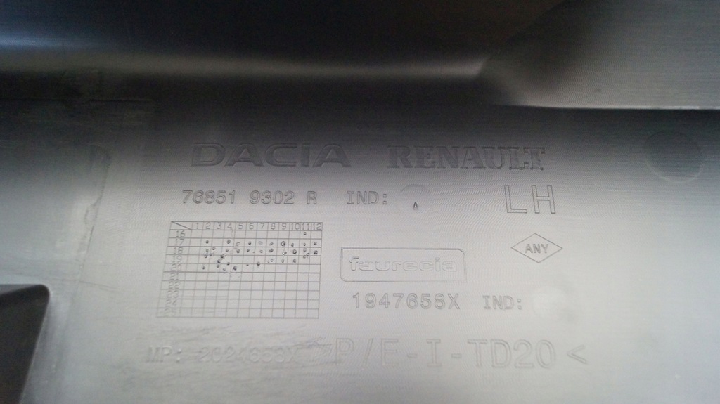 фото №6, Dacia duster ii 17-21 поріг молдинг поріг ліва