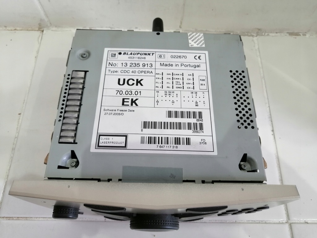 фото №3, Радио opel astra h zafira b