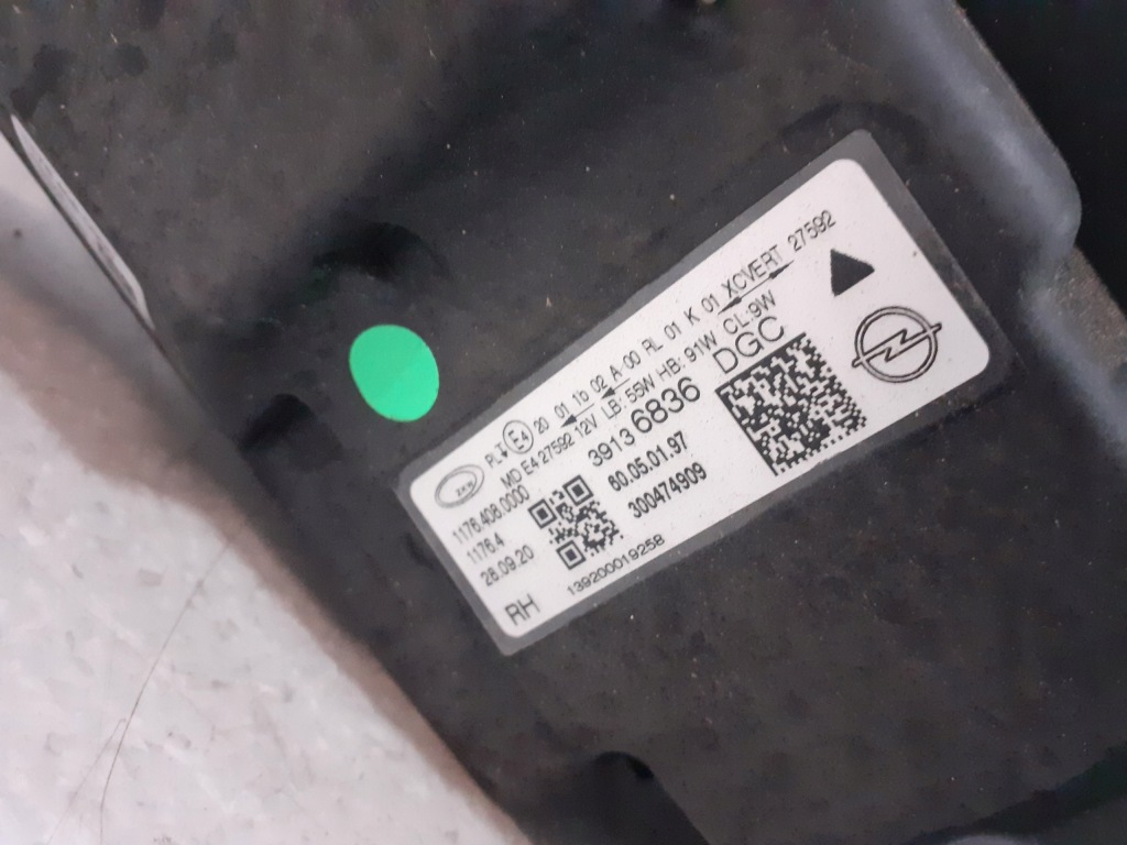 Opel insignia 2 b рестайлінг  2021- фара intelli lux led правий перед ідеальний комплект Зі Шроту