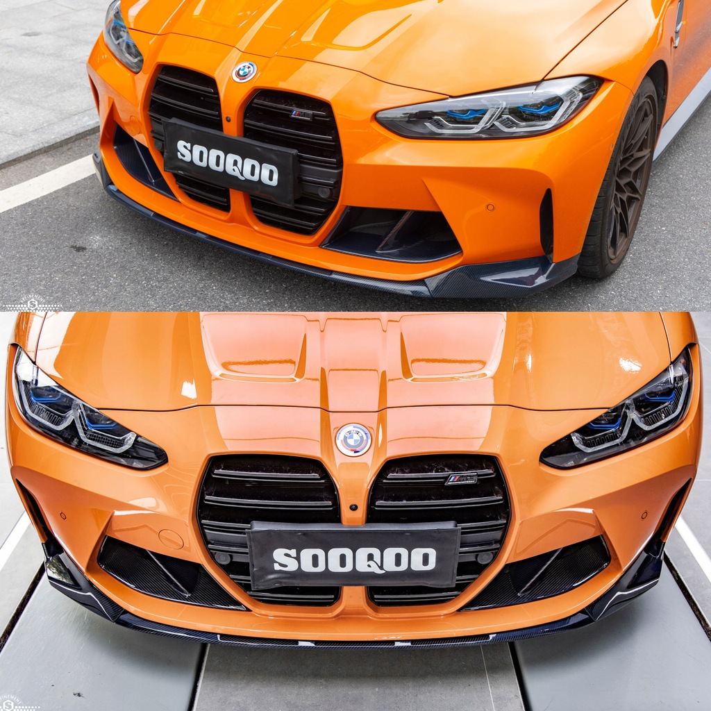 фото №8, Накладка спойлер спліттер перед bmw g80 g81 g82 g83 mp style карбоновий